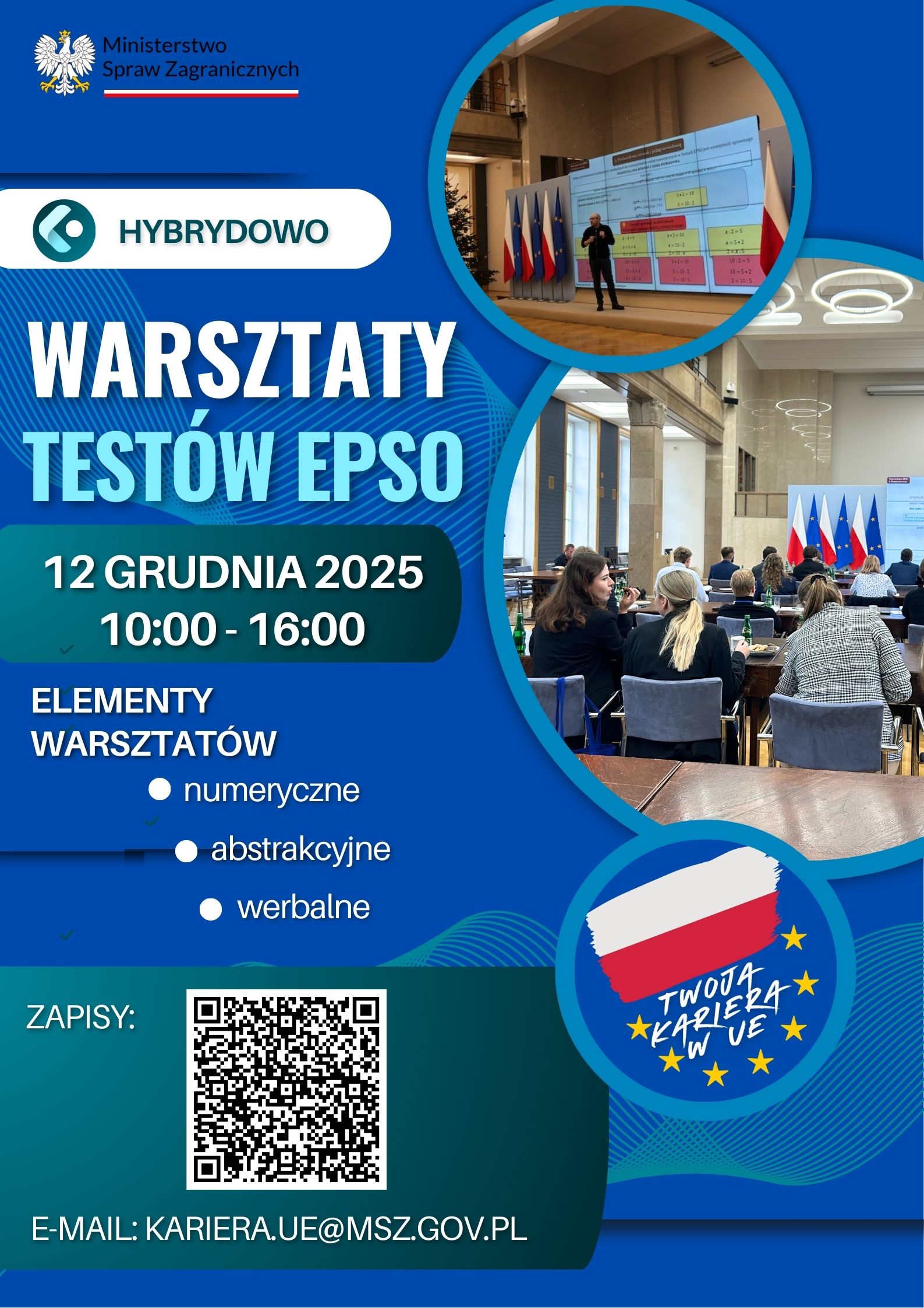 Warsztaty przygotowujące do testów EPSO