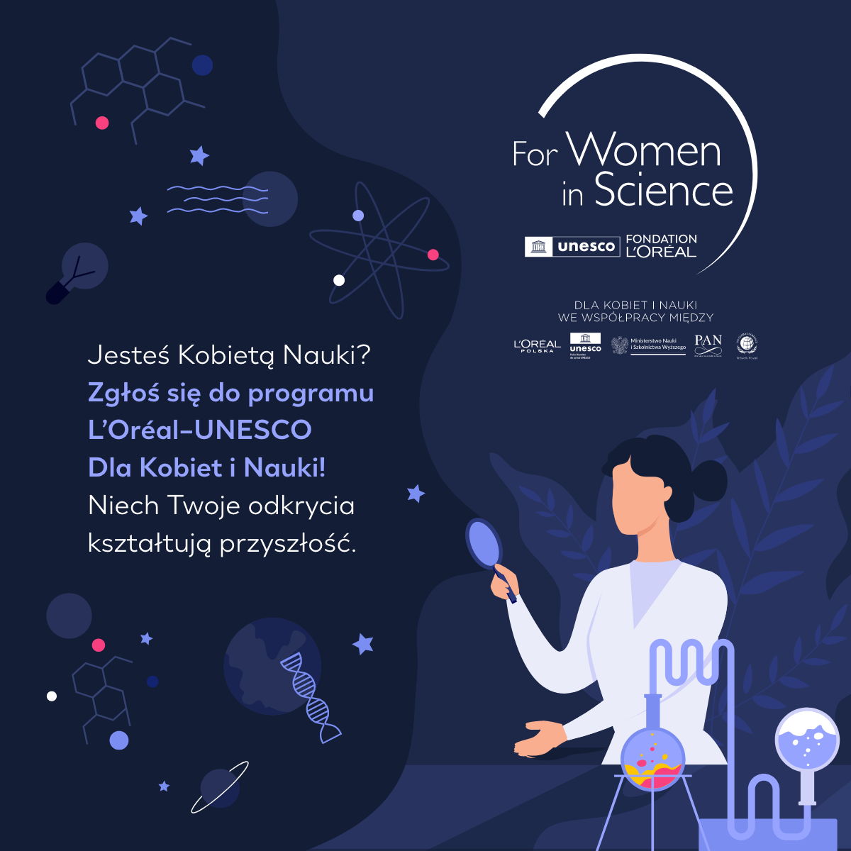 26. edycja  programu L’Oréal-UNESCO Dla Kobiet i Nauki!